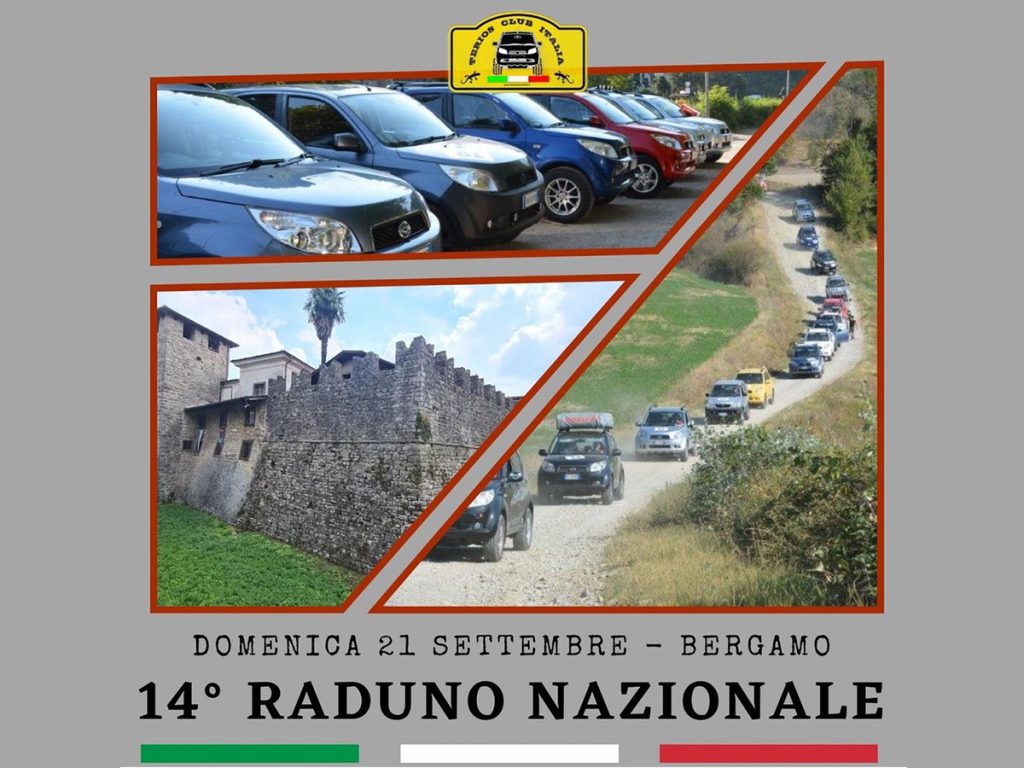 14° Raduno Nazionale Terios – Una giornata tra avventura e storia a Bergamo